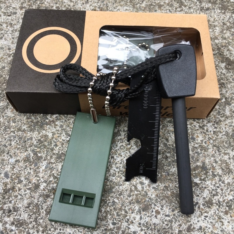 Ferro Rod Striker - مجموعة أدوات إشعال النار للبقاء على