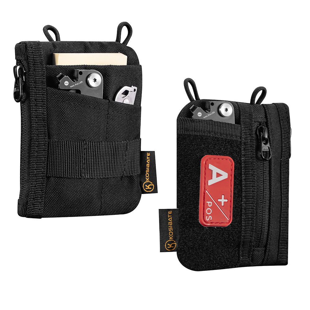 Edc Everyday Carry Bag - حقيبة تنظيم EDC مع منطقة رقع