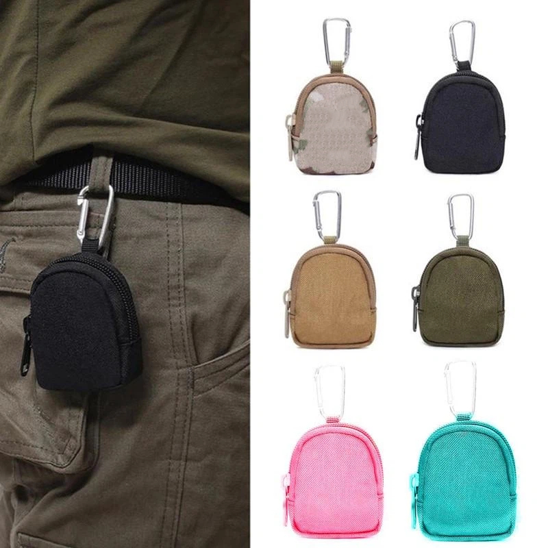 Edc Carry Coins - محفظة مفاتيح تكتيكية للرجال، حافظة نقود