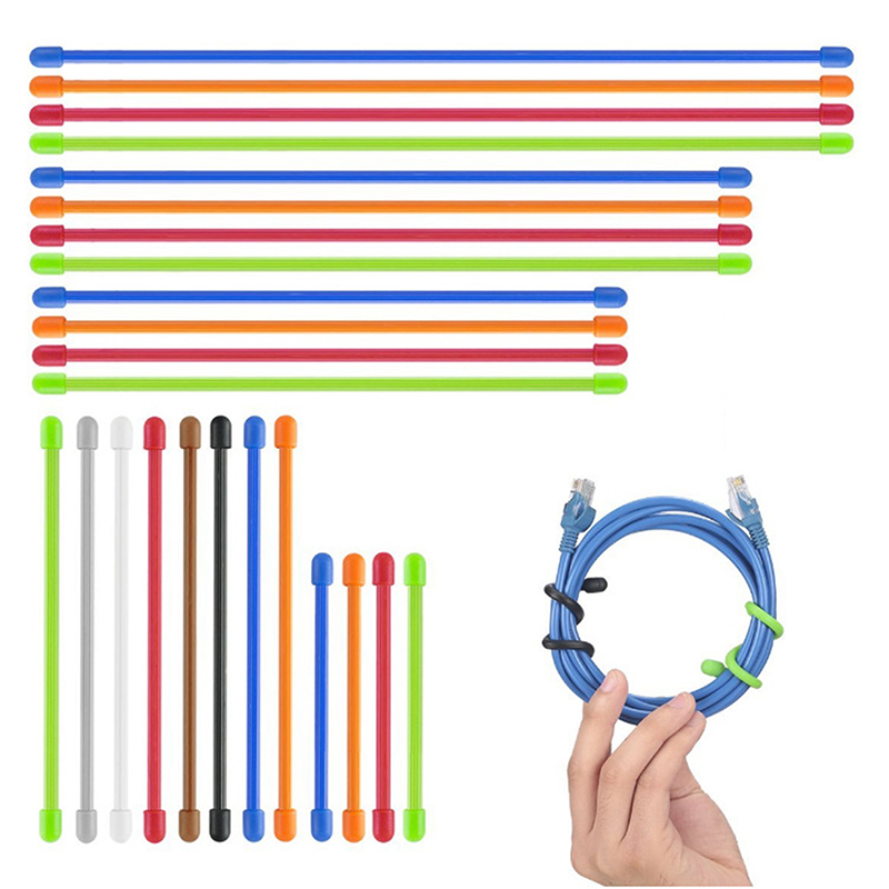 Gear Tie Reusable - 5 قطع من ربطات الرمز البريدي