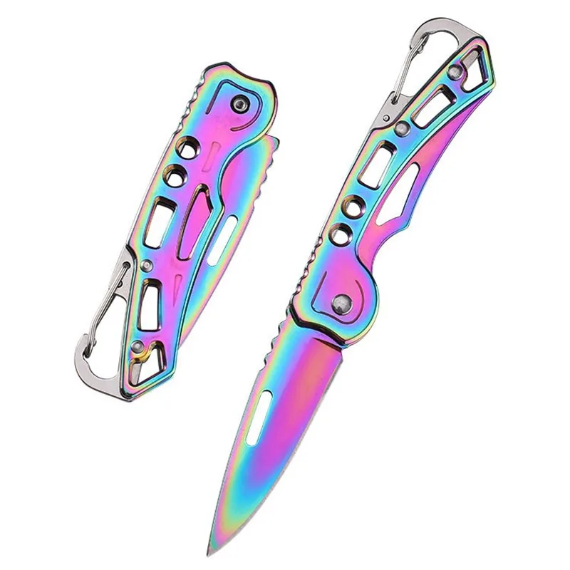 Edc Carry Pocket Knife - الفولاذ المقاوم للصدأ مكافحة الجسم التخييم
