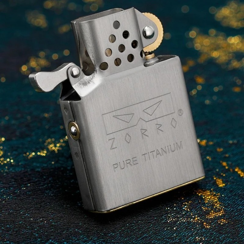 Lighter Insert Zippo - حركة ولاعة من التيتانيوم النقي من