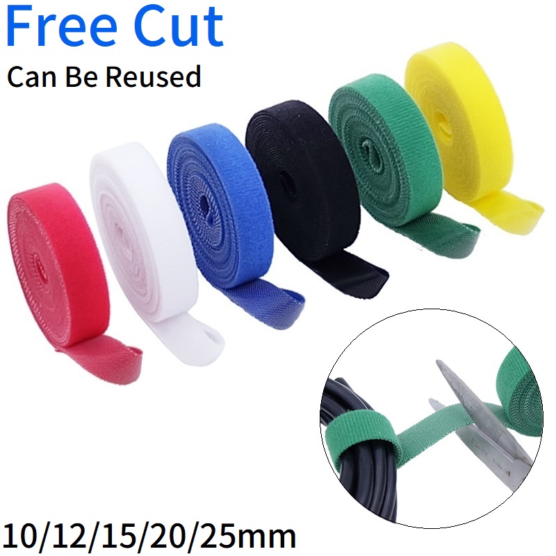Gear Tie Reusable - 1/5 متر كابل العلاقات قابلة لإعادة