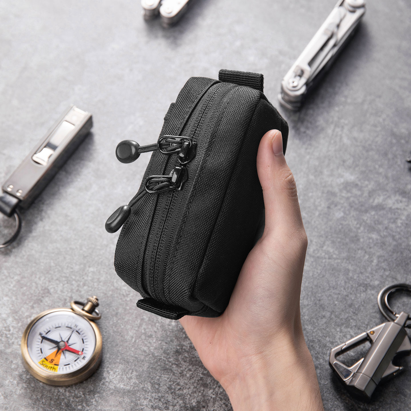 حقيبة تنظيم تكتيكية متينة من ق - مراجعة Edc Everyday Carry Bag وسعره