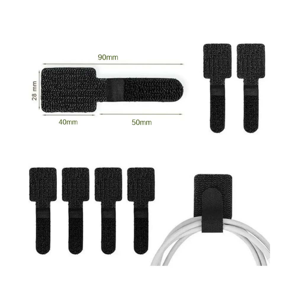 أربطة كابلات لاصقة ذاتيًا قابل - مراجعة Gear Tie Reusable وسعره