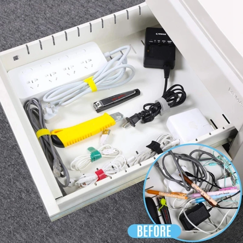 10-50 قطعة من أشرطة تثبيت الكا - مراجعة Gear Tie Reusable وسعره