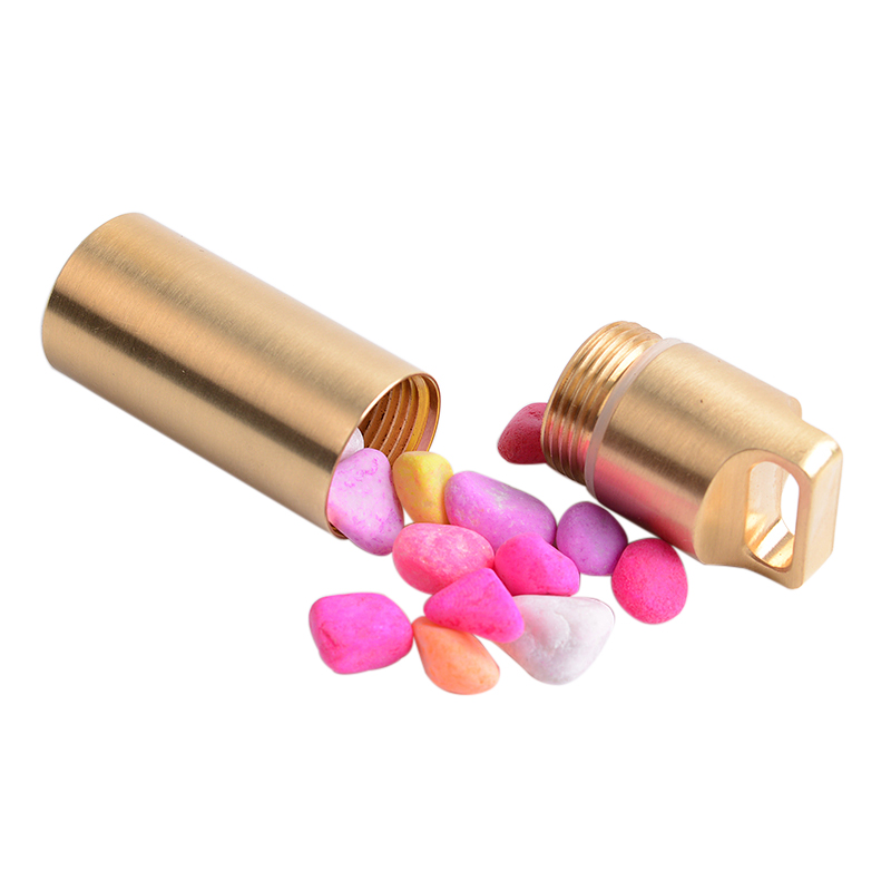 حاوية تخزين نحاسية محكمة الغلق - مراجعة Pill Fob Capsule وسعره