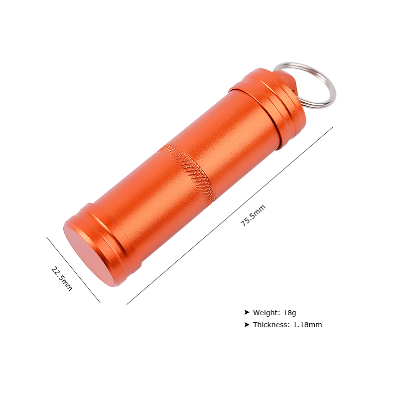 للماء محكم ماء تخزين الحاويات  - مراجعة Pill Fob Capsule وسعره