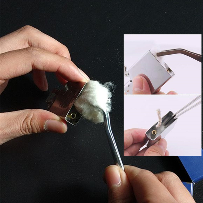 10/30/50 قطعة القطن ماصة للزيت - مراجعة Lighter Insert Zippo وسعره