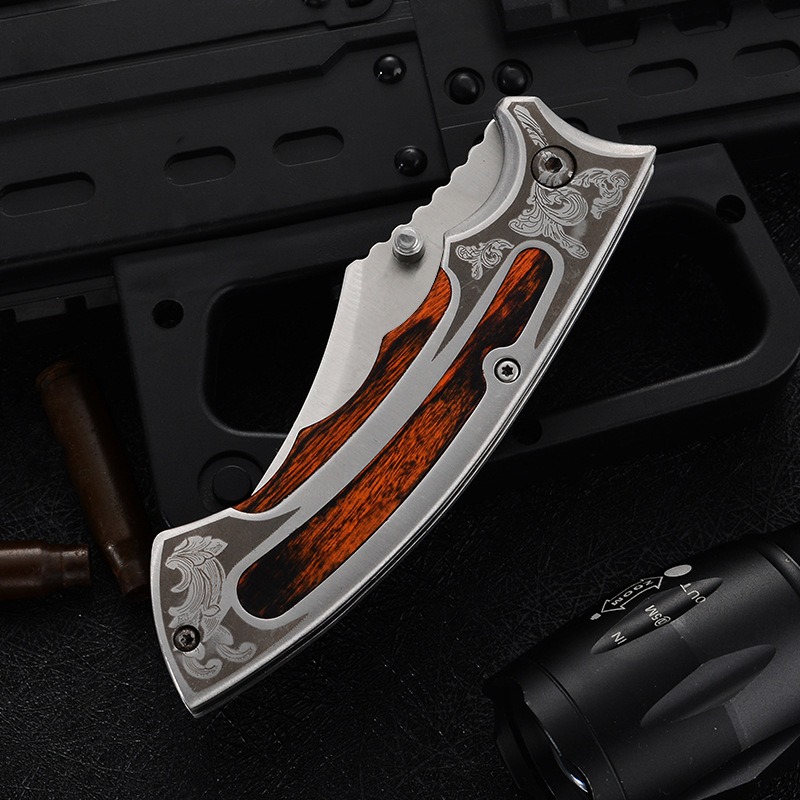 جديد شفرة 3cr13 سكين للطي جيب  - مراجعة Edc Carry Pocket Knife وسعره