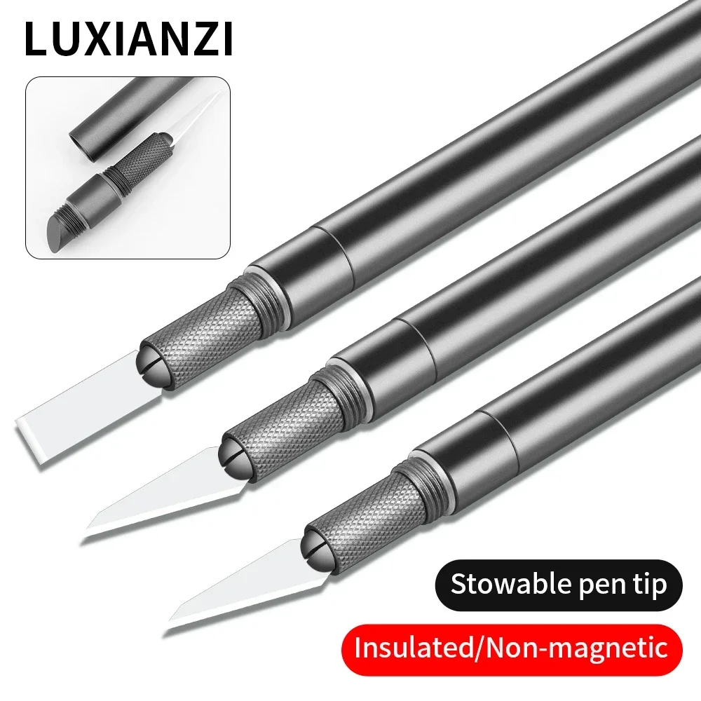 LUXIANZI السيراميك شفرة نحت سك - مراجعة Pocket Knife Ceramic وسعره