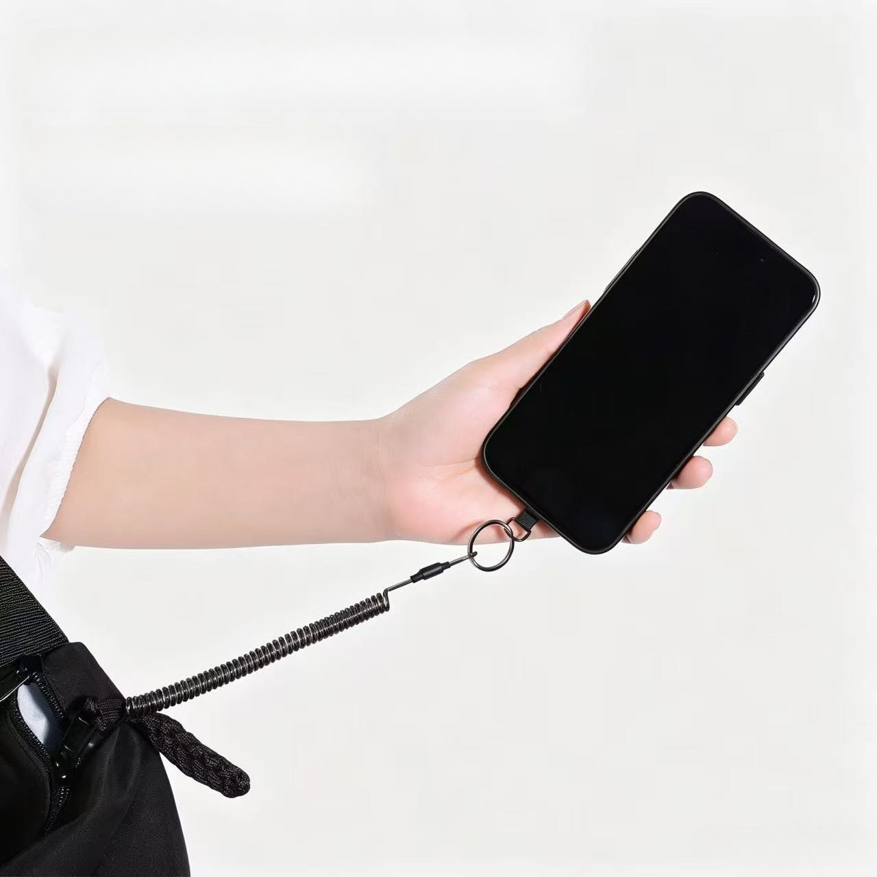 حبل هاتف مرن مضاد للضياع، حبل  - مراجعة Carabiner Keychain وسعره