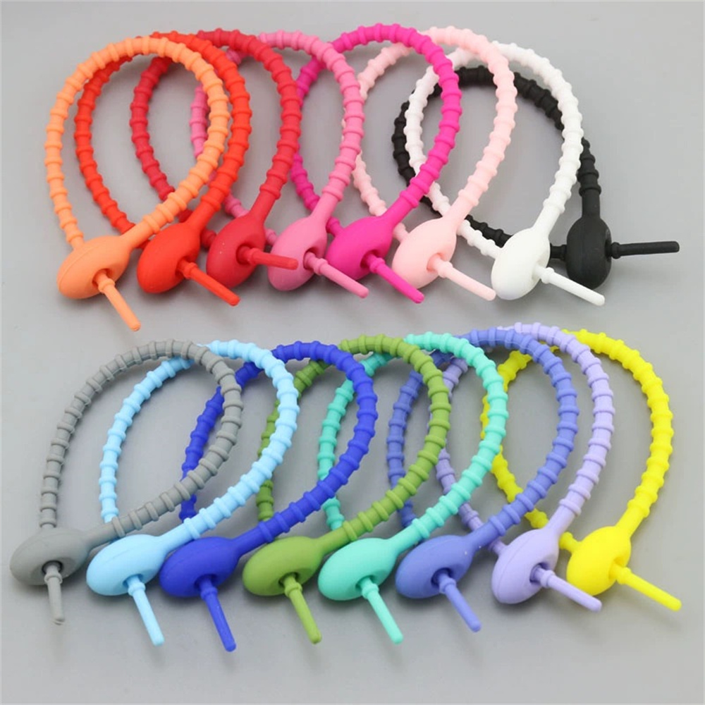 10 قطع/مجموعة من روابط السيليك - مراجعة Gear Tie Reusable وسعره