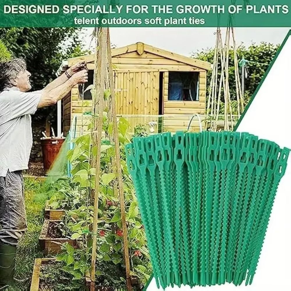 100 قطعة 13/17/23 سنتيمتر العل - مراجعة Gear Tie Reusable وسعره