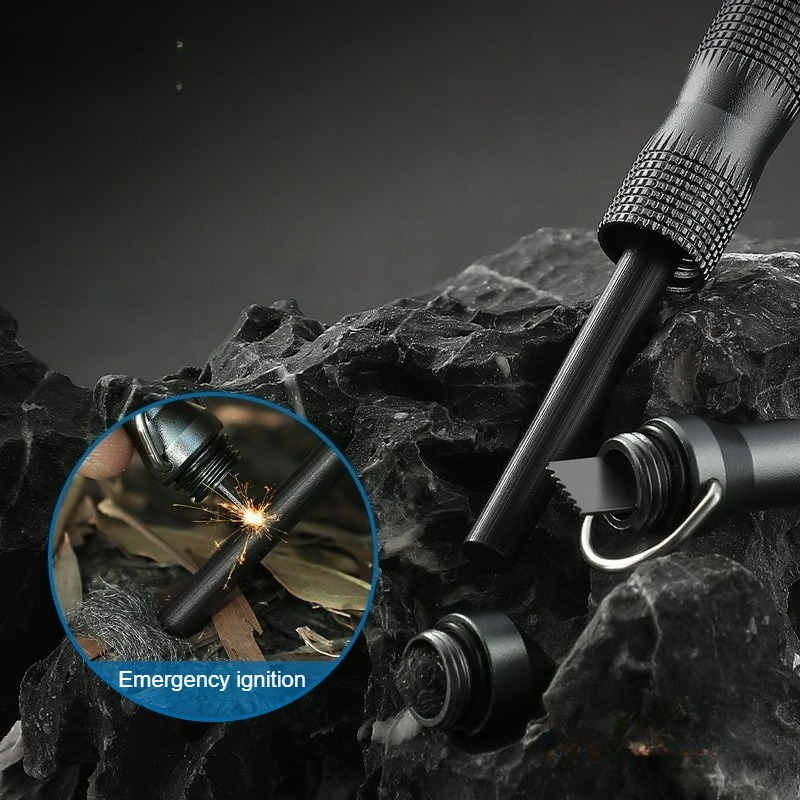 صافرة نجاة متعددة الوظائف عالي - مراجعة Ferro Rod Striker وسعره